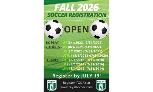 Fall Registration is *OPEN*